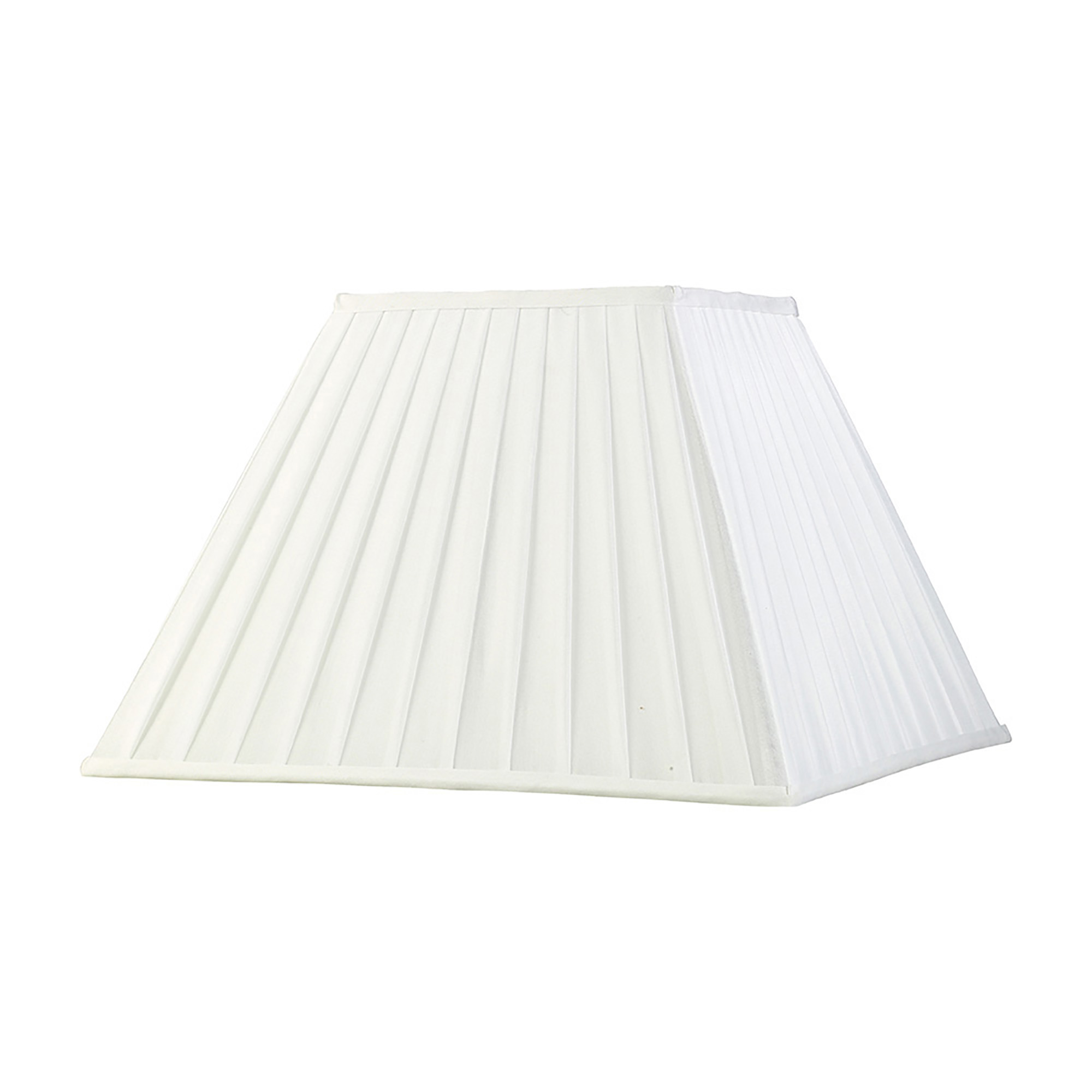 ILS20235  Leela 40cm Square Pleated Shade White